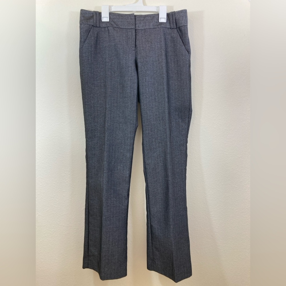 The Limited Drew Fit Gray Pants Size 8 Career Trouser Pinstripe